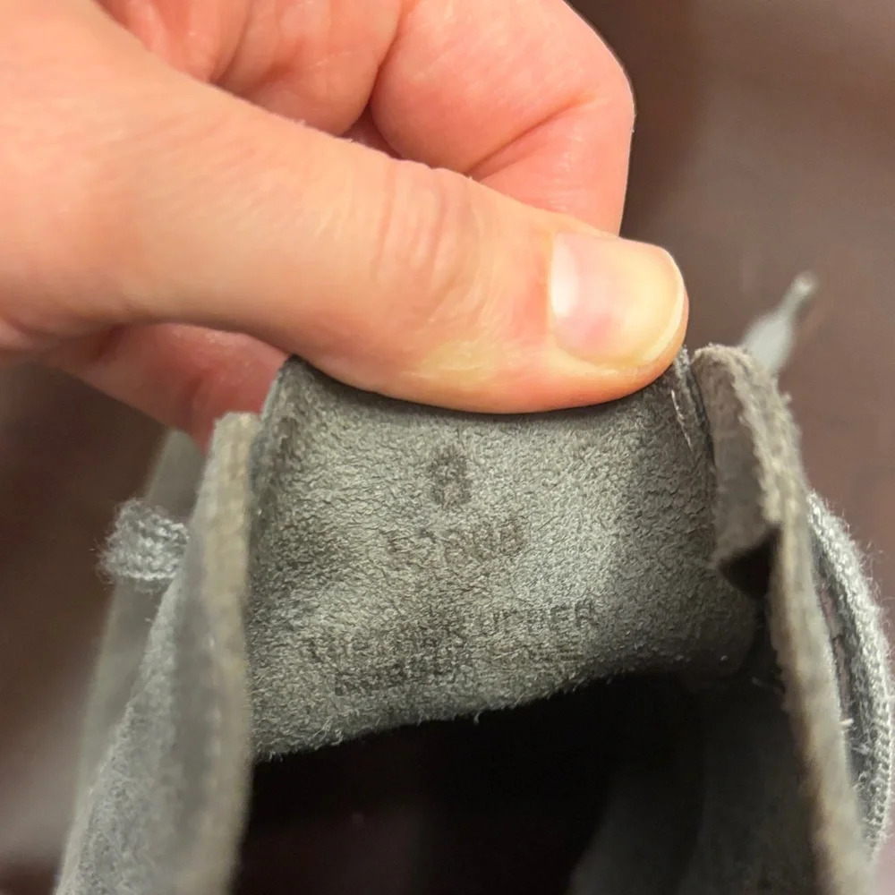 Jcrew Grey Suede Women's Wedge Booties Sz 8